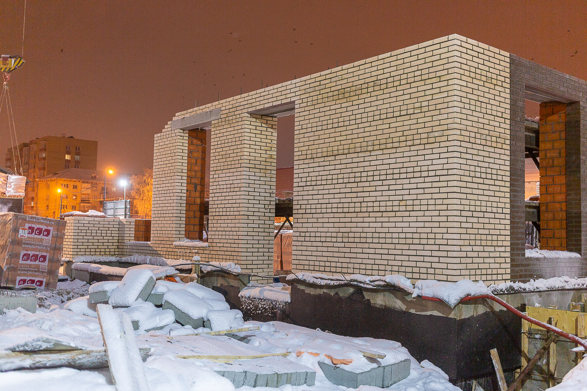 На ЖК «NEXT2» Группы «Аквилон» в Архангельске началось возведение стен здания